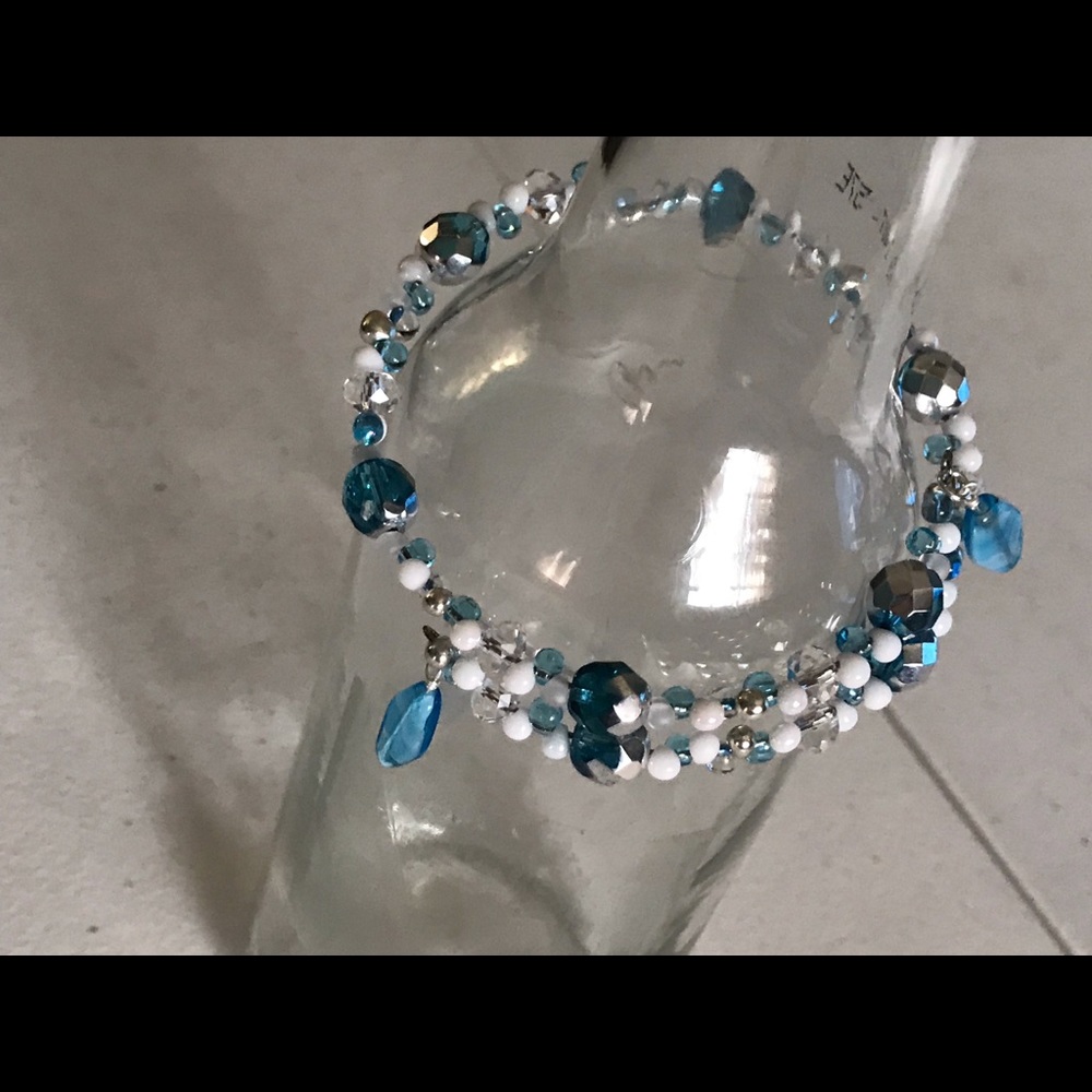 Czech Glass Bangle Bracelet
